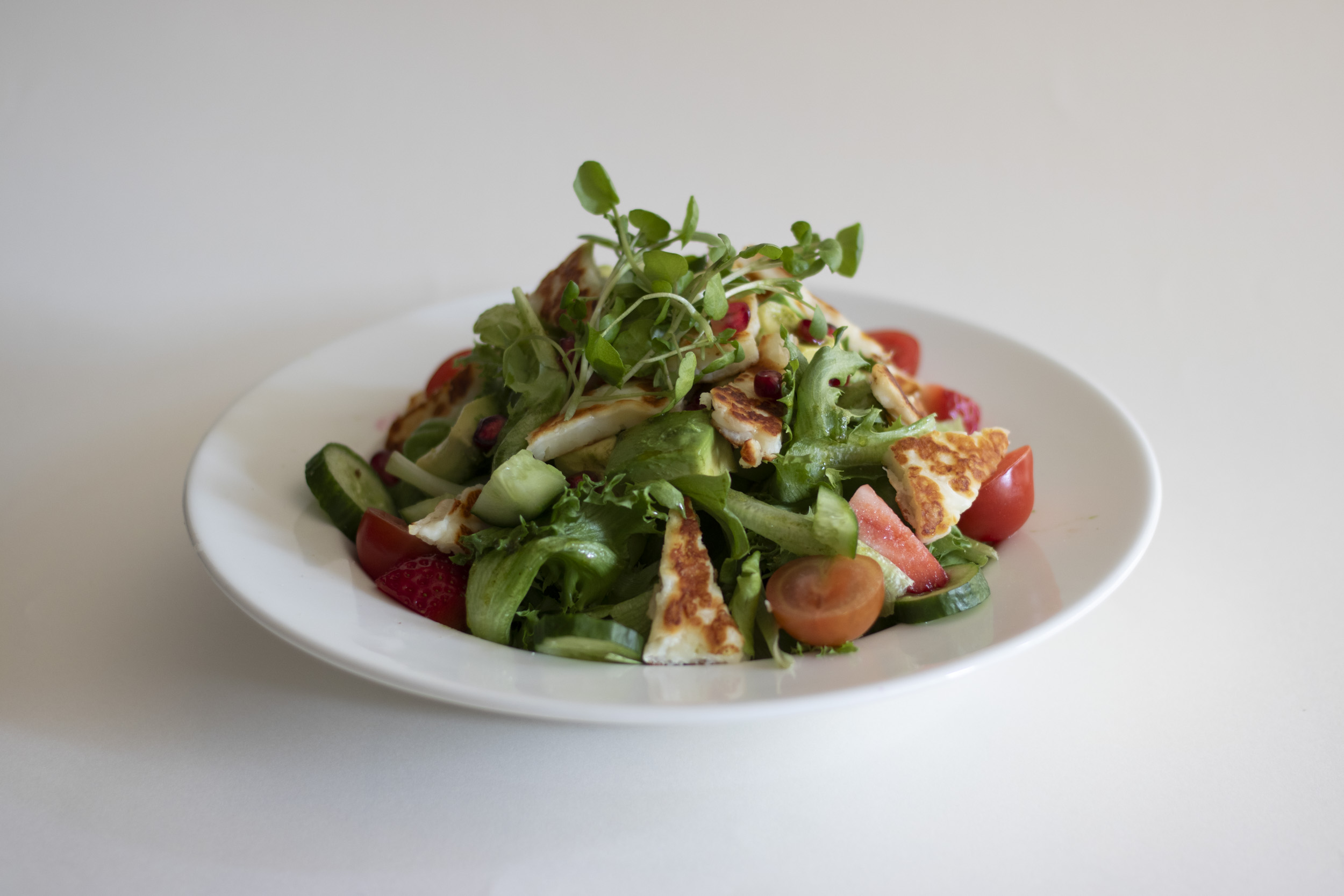 Grilled Halloumi Salad